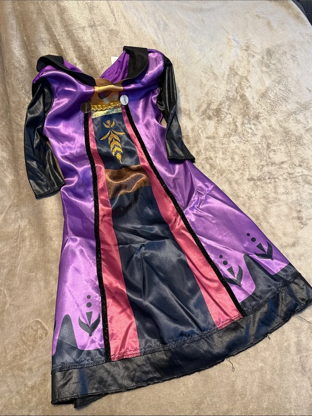 Purple and Blue Kids Princess Costume Dresses - Pack of 3